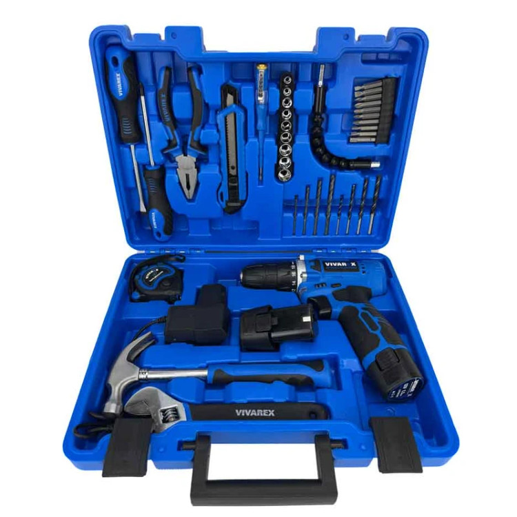 پک 40 تیکه دریل و ابزار دستی ویوارکس مدل vr-1240