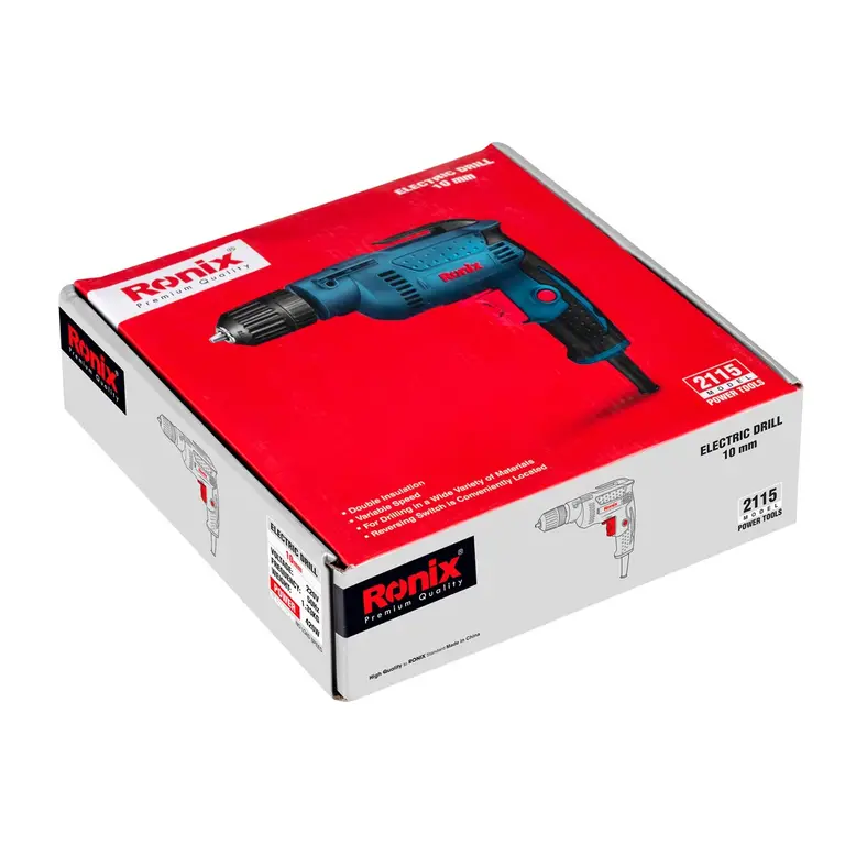 دریل برقی 10 میلیمتری-420 وات رونیکس مدل 2115